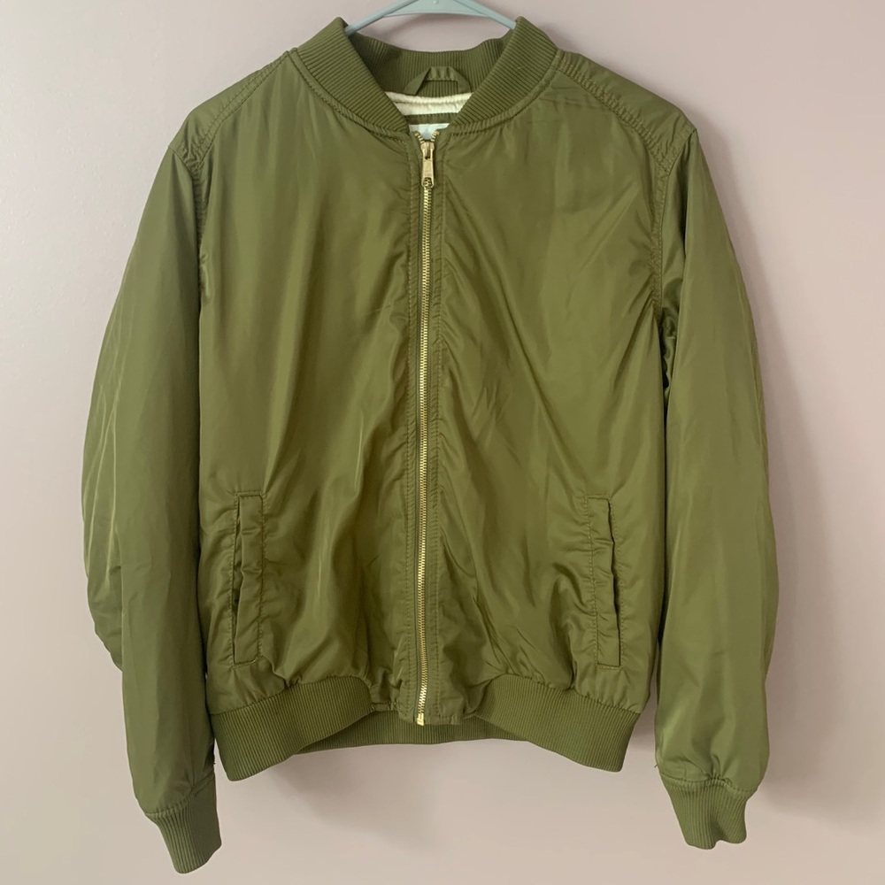 Old Navy Green Bomber Jacket